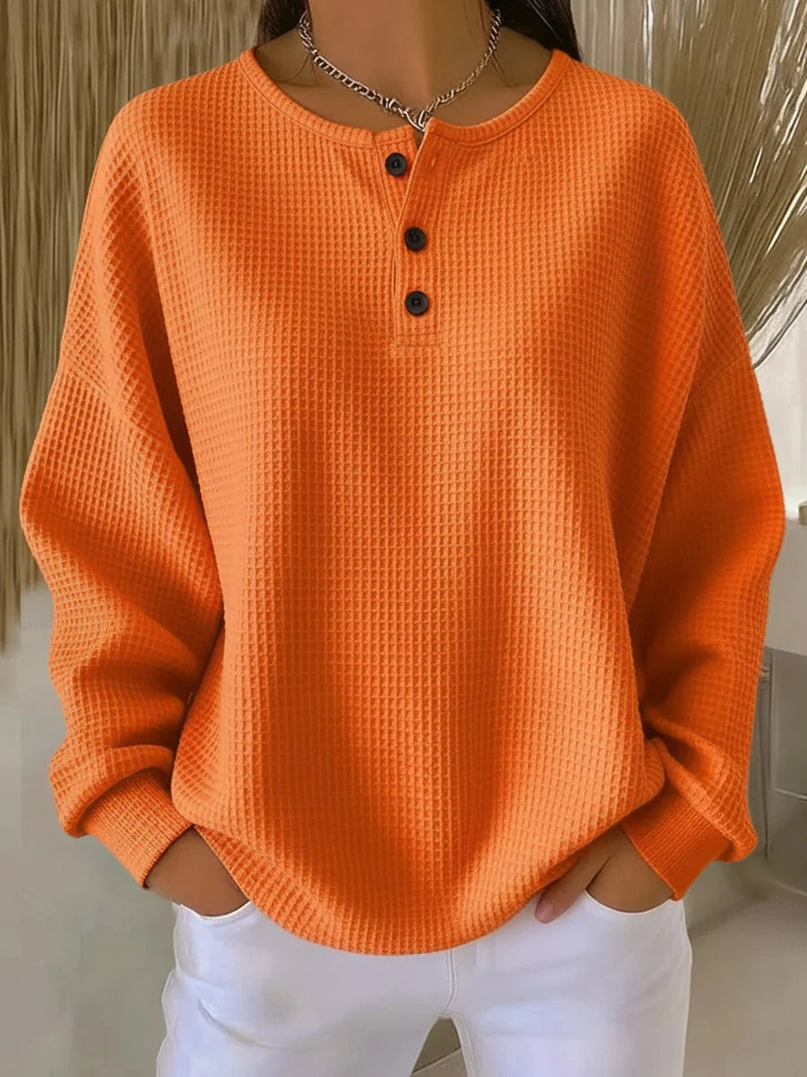 Agnieszka | Sweter Waffle Harmony