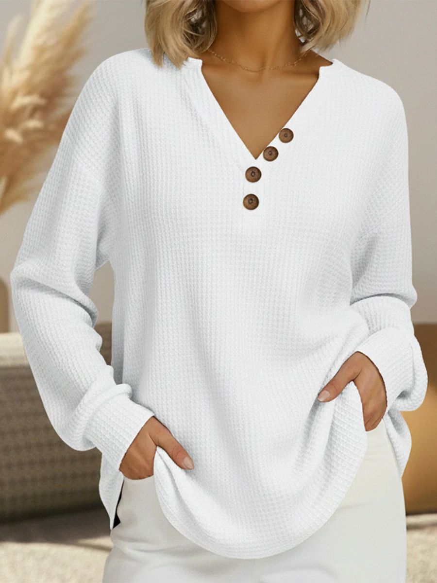 Agnieszka | Sweter Waffle Harmony