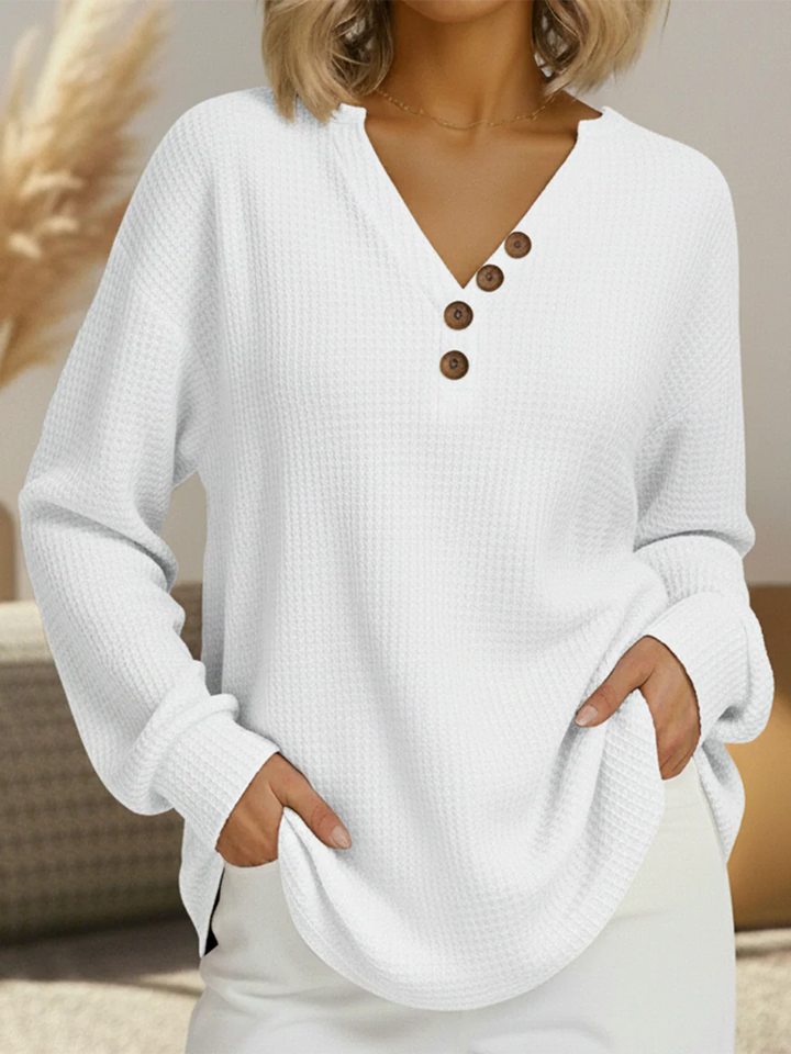 Agnieszka | Sweter Waffle Harmony