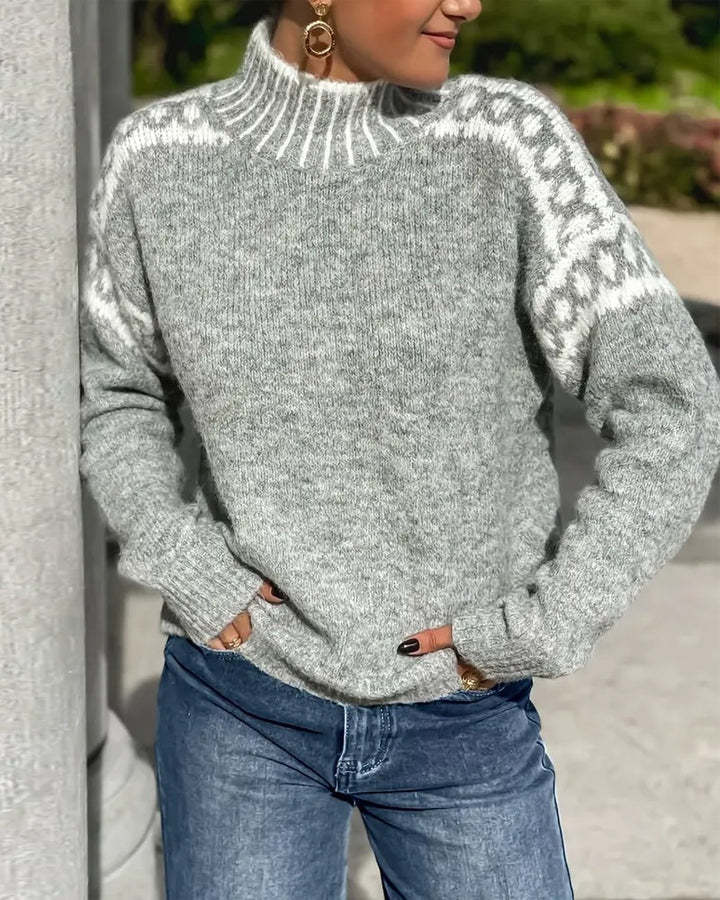 Agnieszka | Sweter Waffle Harmony