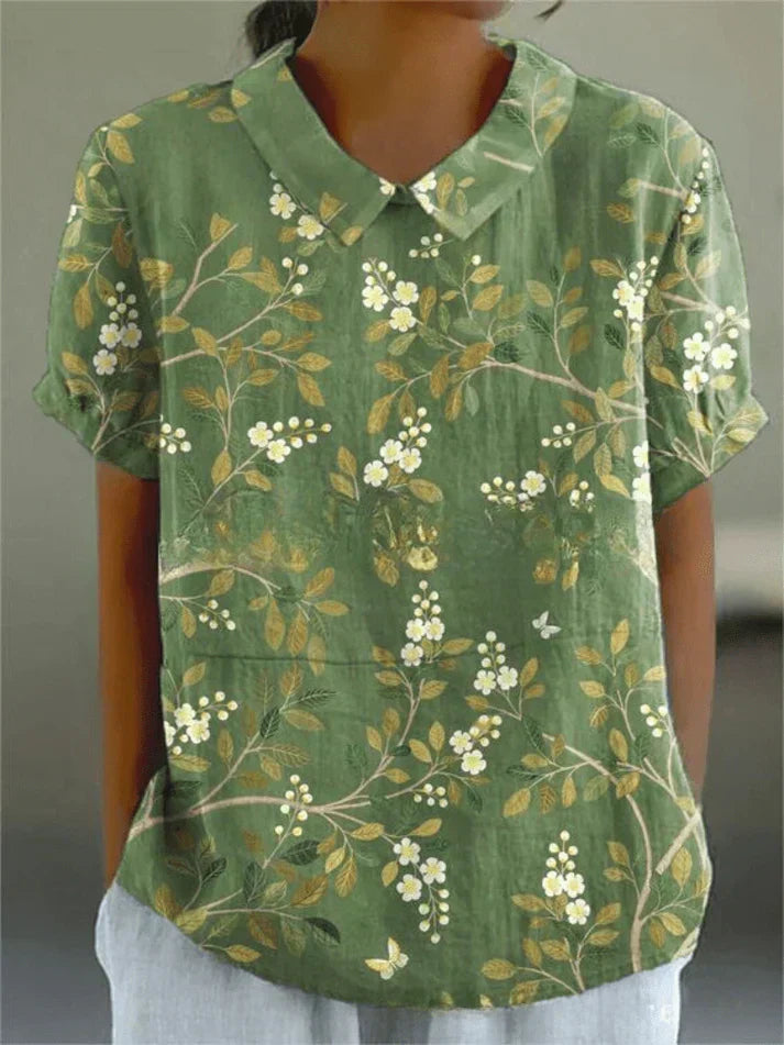 Solène | Blouse Femme Fleurie Fluide