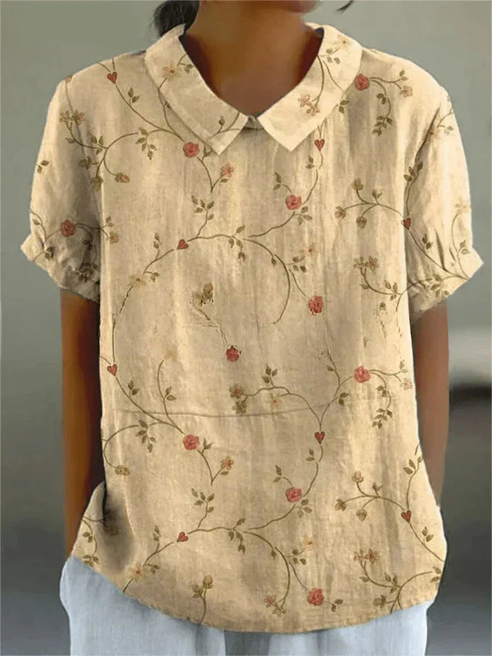 Solène | Blouse Femme Fleurie Fluide