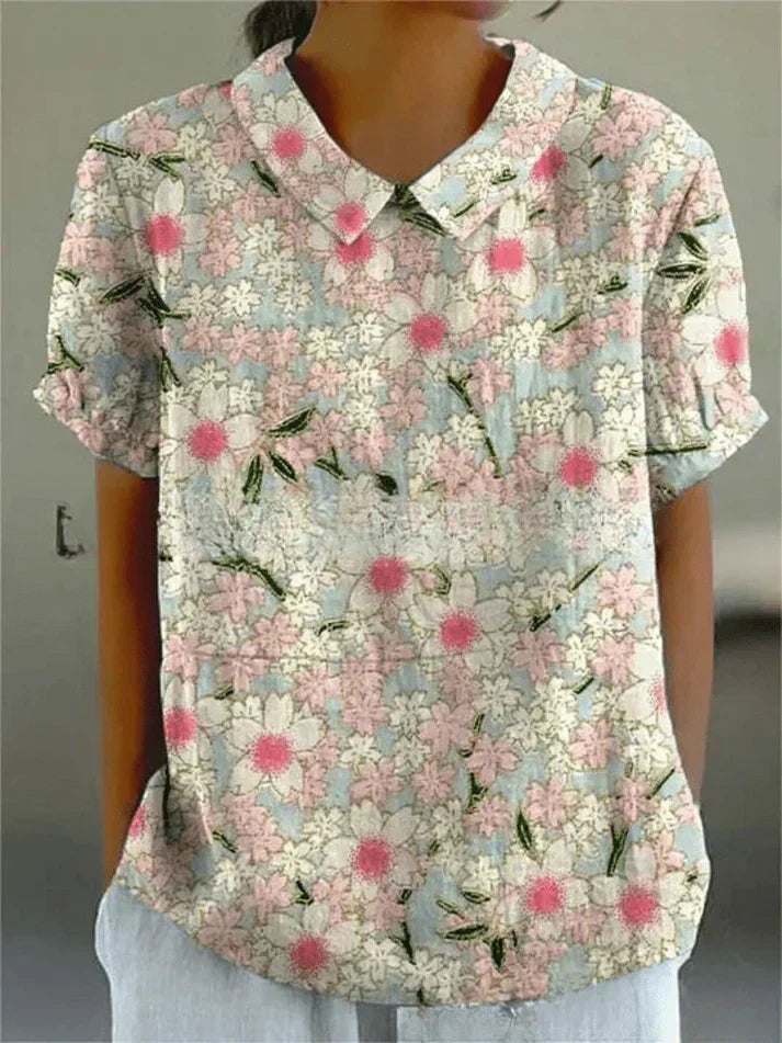 Solène | Blouse Femme Fleurie Fluide