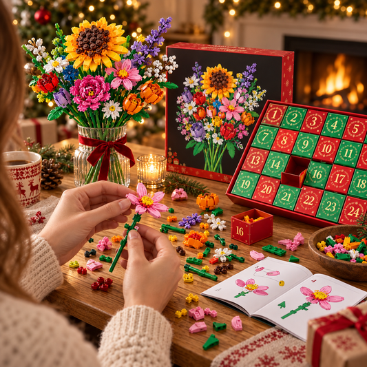Marius | Calendrier de l’Avent fleurs à construire