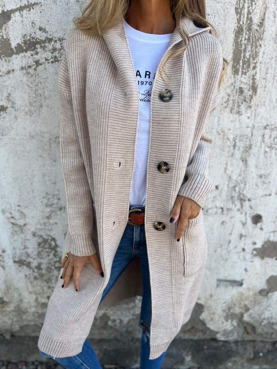 Eléa | Cardigan femme long à capuche