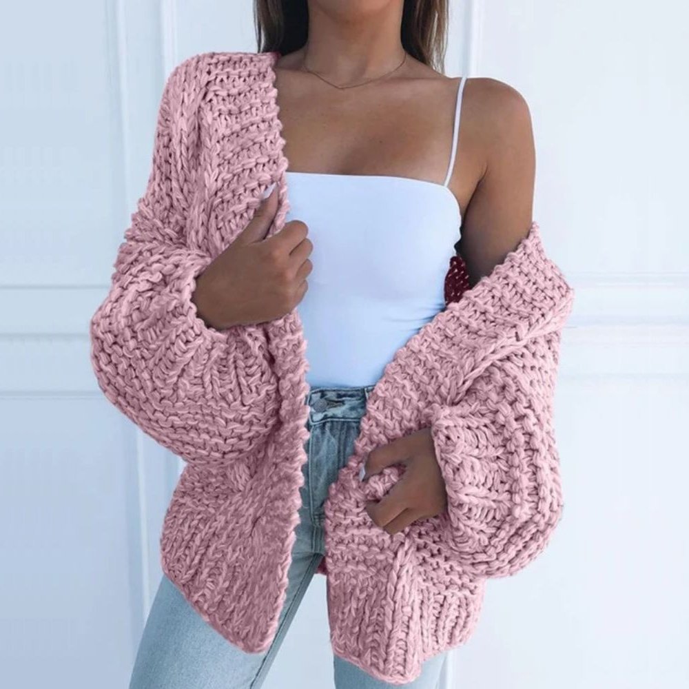 Henriette | Cardigan grosse maille femme
