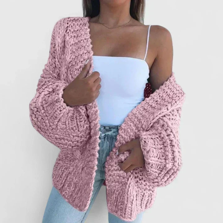 Henriette | Cardigan grosse maille femme