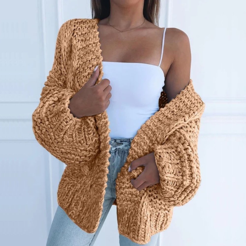 Henriette | Cardigan grosse maille femme