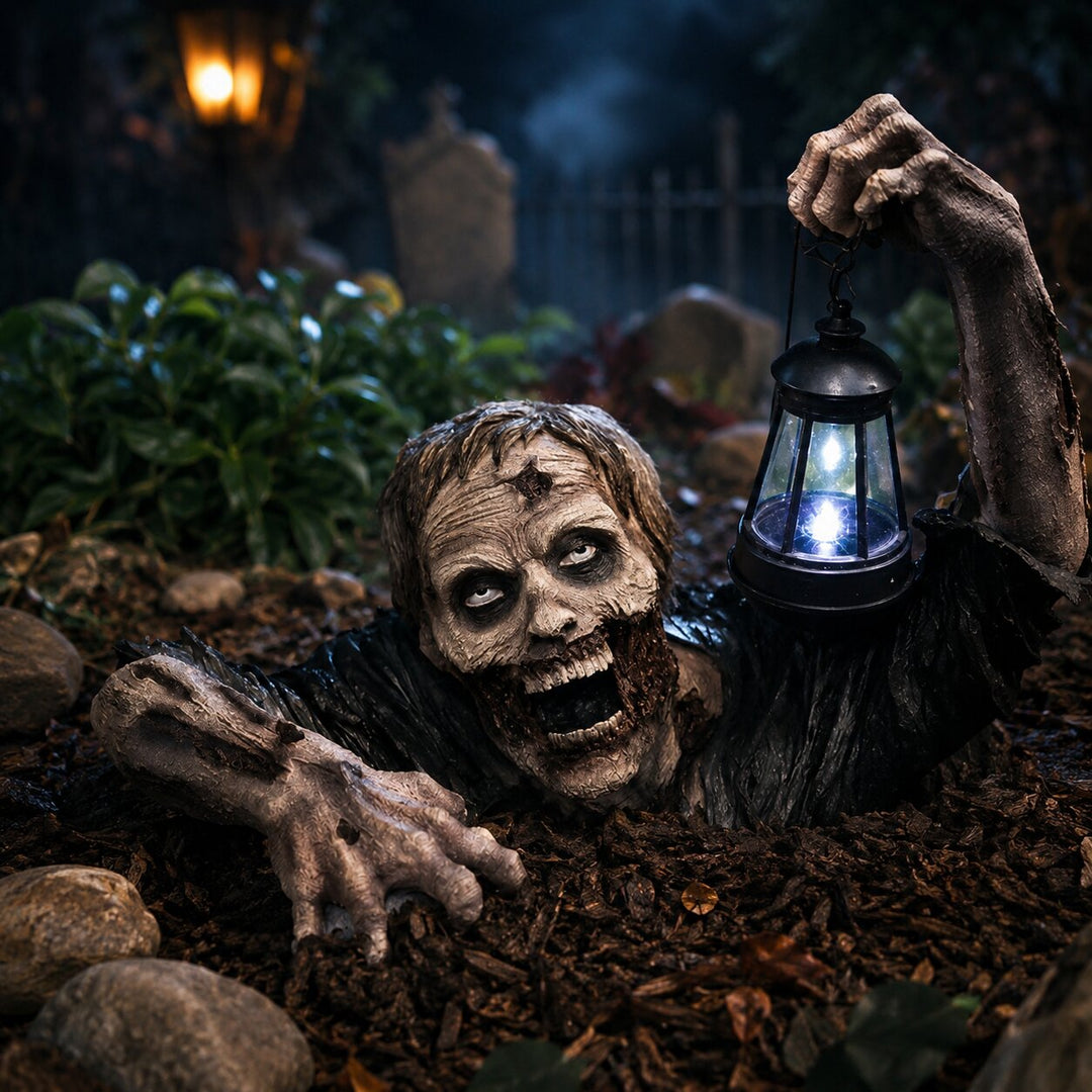 Lueur | Zombie rampant avec lanterne LED