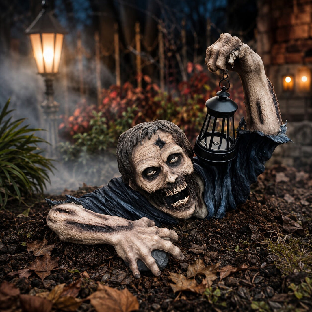 Lueur | Zombie rampant avec lanterne LED