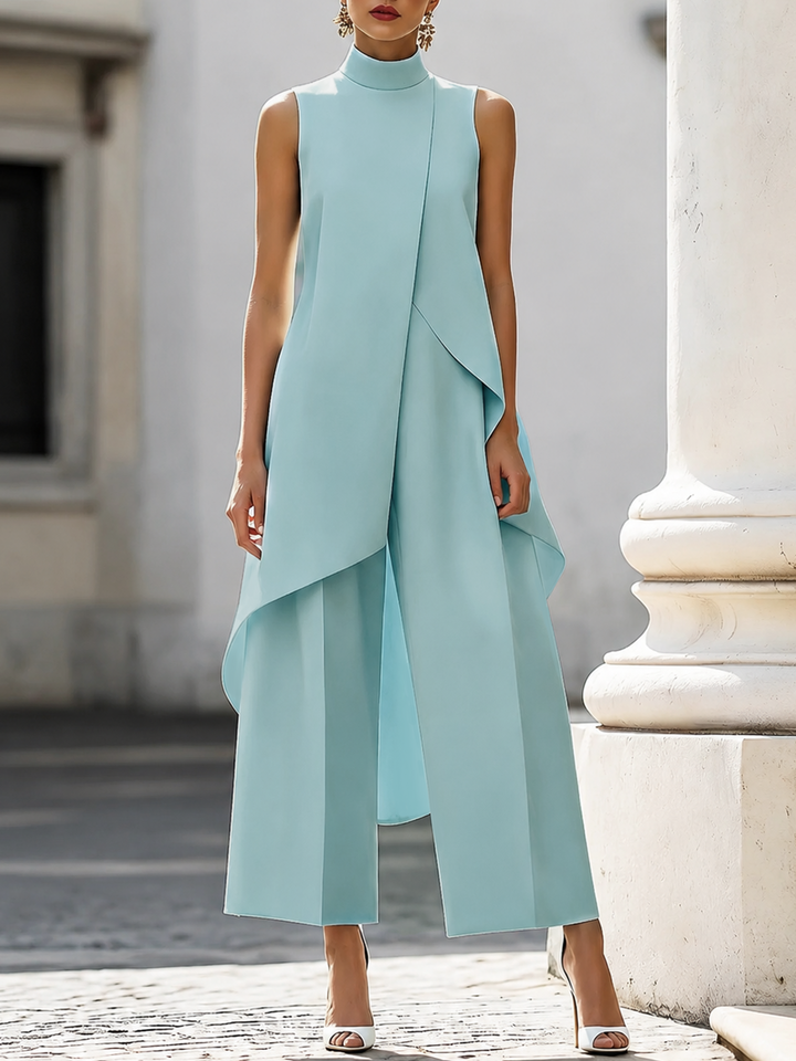 Justine | Combinaison col montant asymétrique