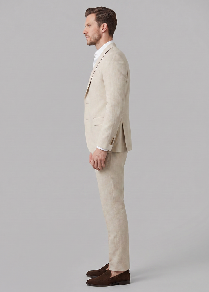 Gabriel | Costume en Lin Homme Élégant