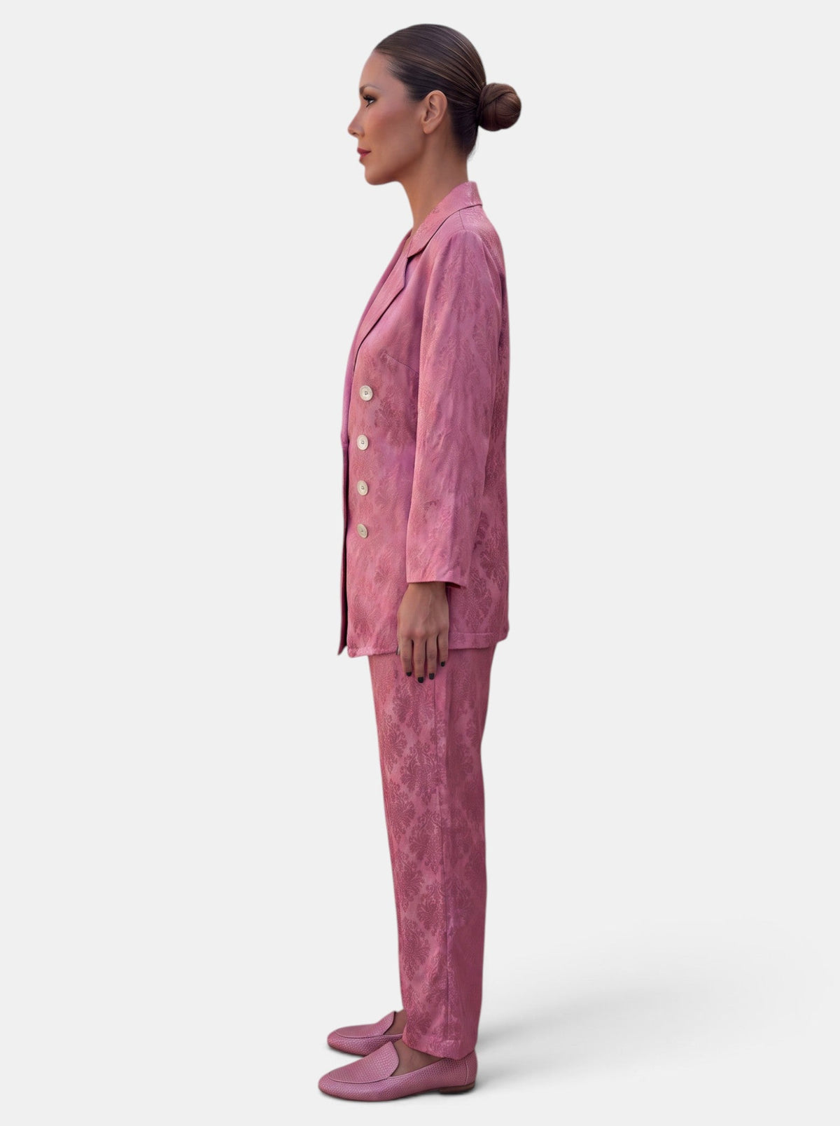 Albine | Ensemble blazer et pantalon femme jambe large