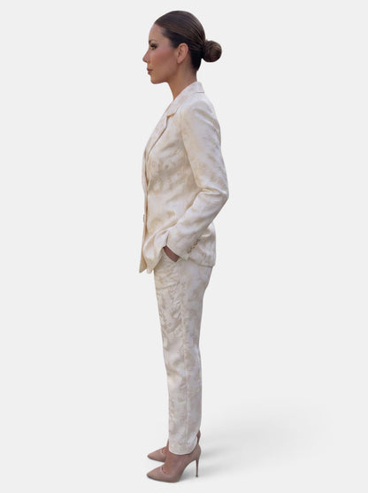 Albine | Ensemble blazer et pantalon femme jambe large