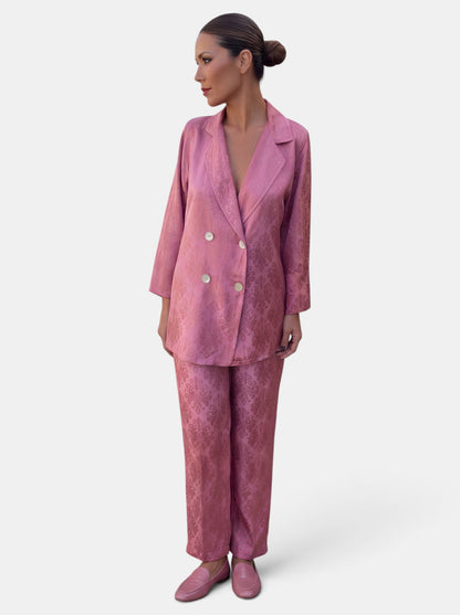 Albine | Ensemble blazer et pantalon femme jambe large