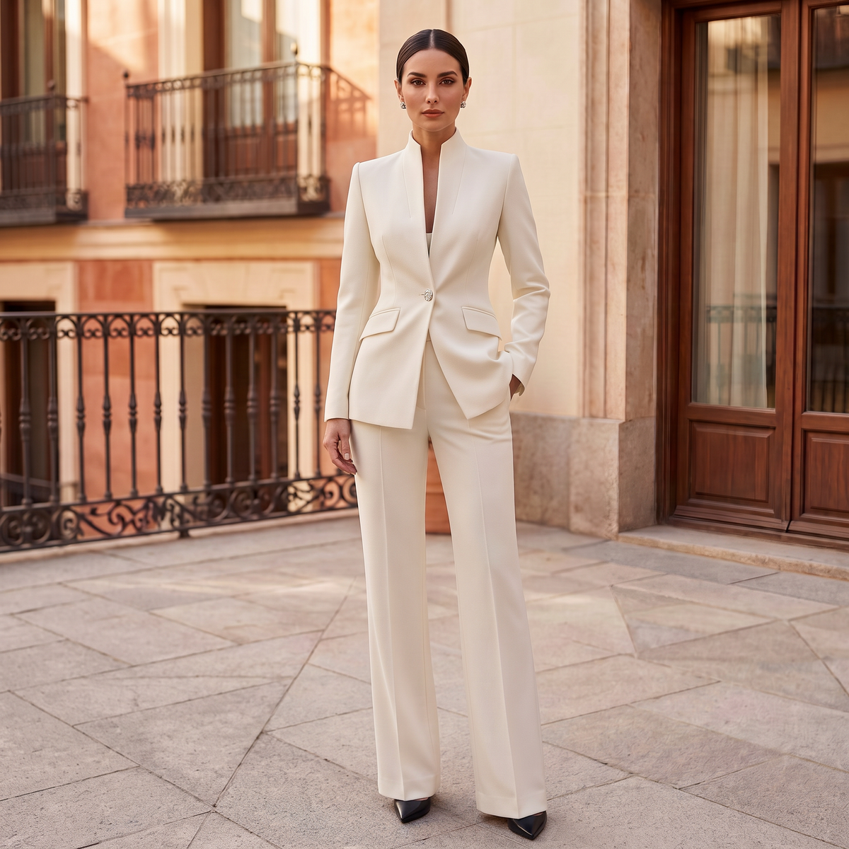 Adrienne | Ensemble blazer et pantalon femme