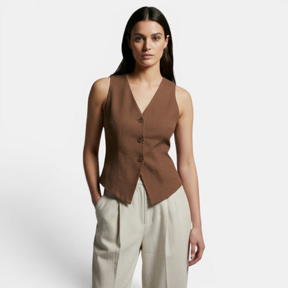 Clairette | Gilet femme ajusté