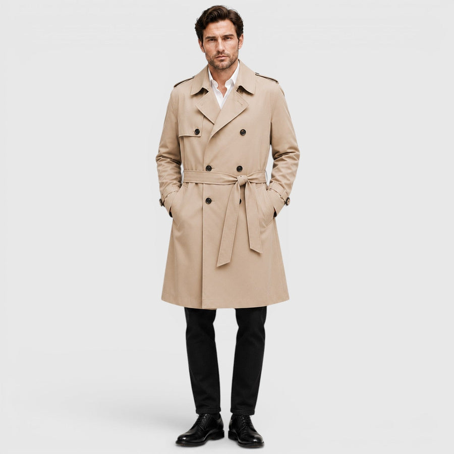 Arthur | Trench Homme Élégant Ceinturé