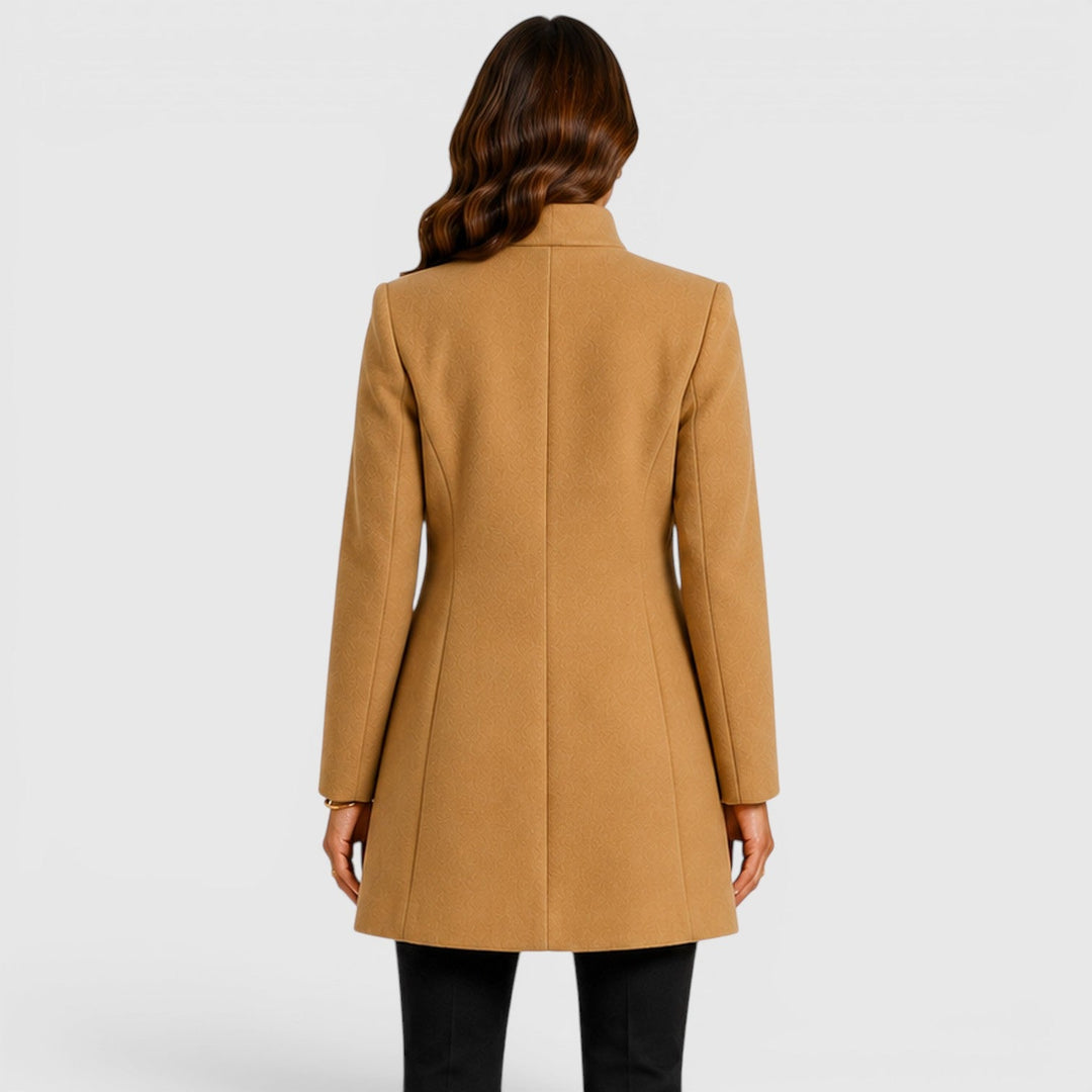 Élodie | Manteau Femme Ajusté Camel