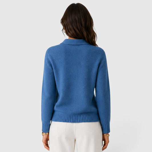 Cardigan femme en maille boutonné
