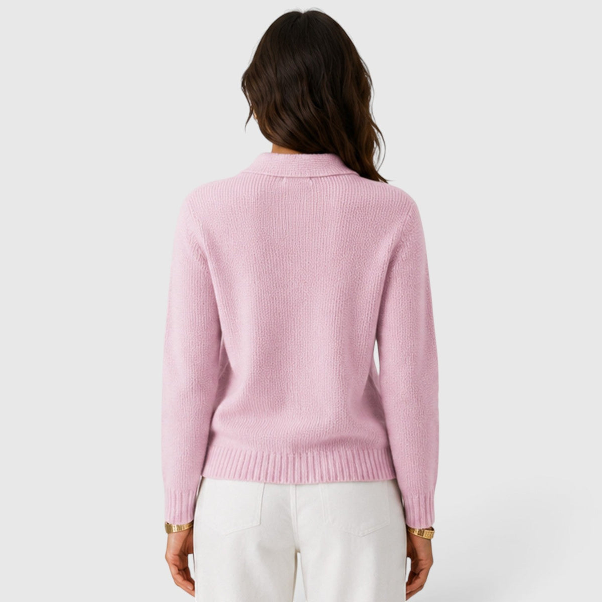 Cardigan femme en maille boutonné