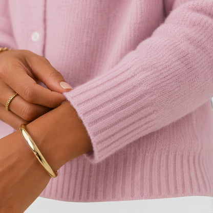 Cardigan femme en maille boutonné