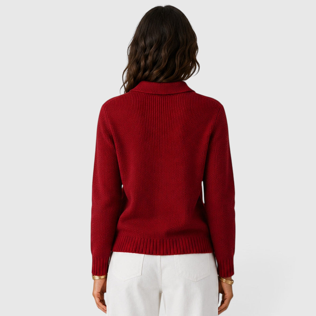 Cardigan femme en maille boutonné