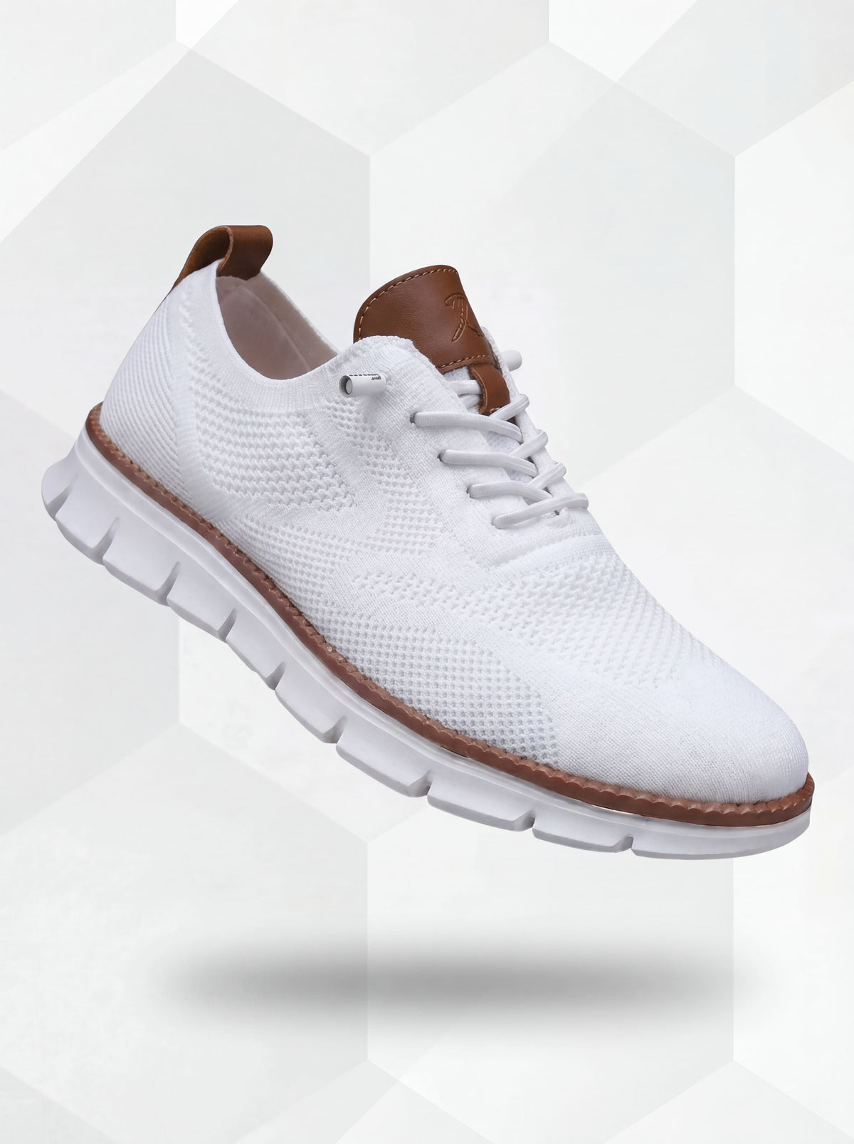 Paire de sneakers, vue latérale - blanc