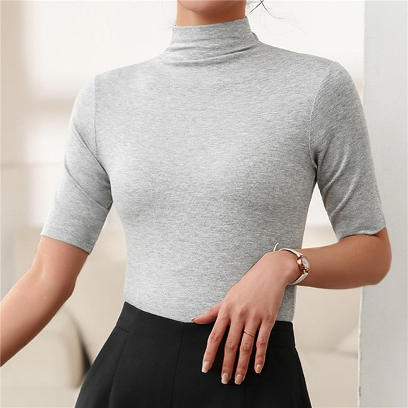 Eden | Top col roulé sans coutures femme