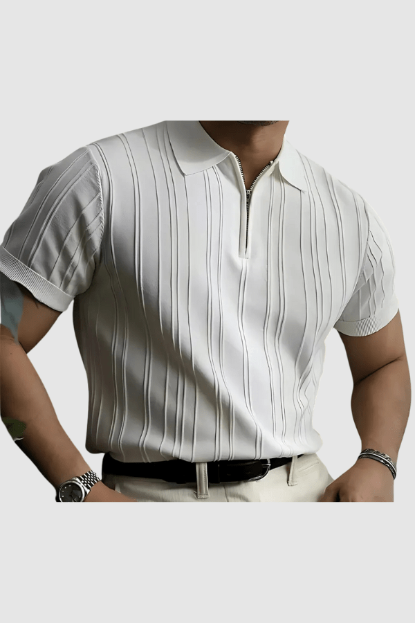 Polo homme à col ouvert