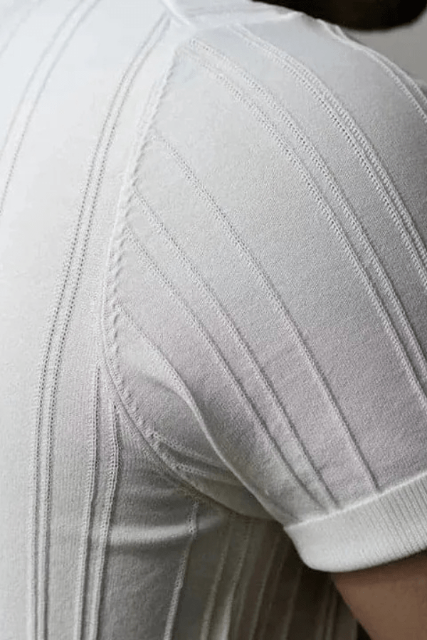 Polo homme à col ouvert