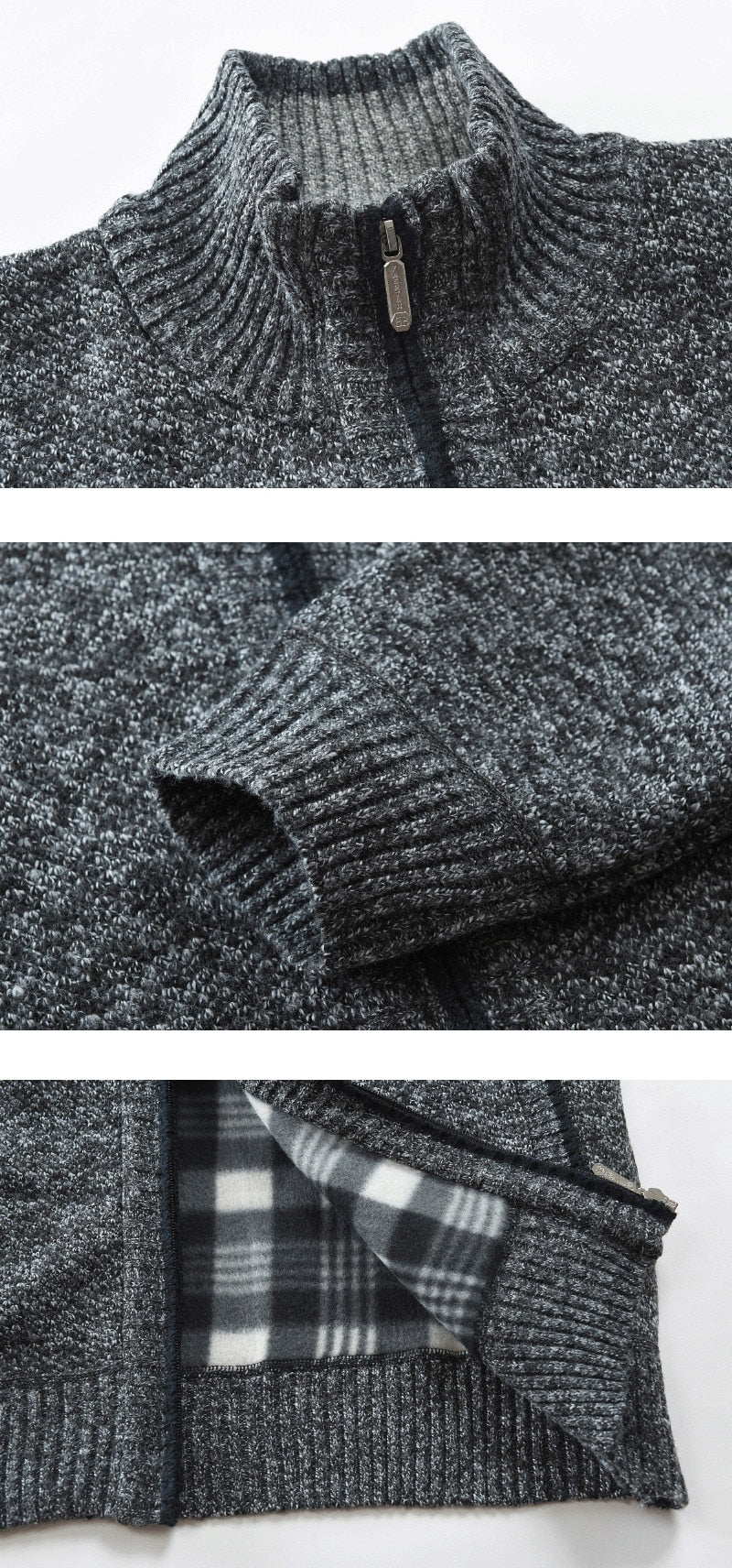 Clément | Pull laine homme avec zip