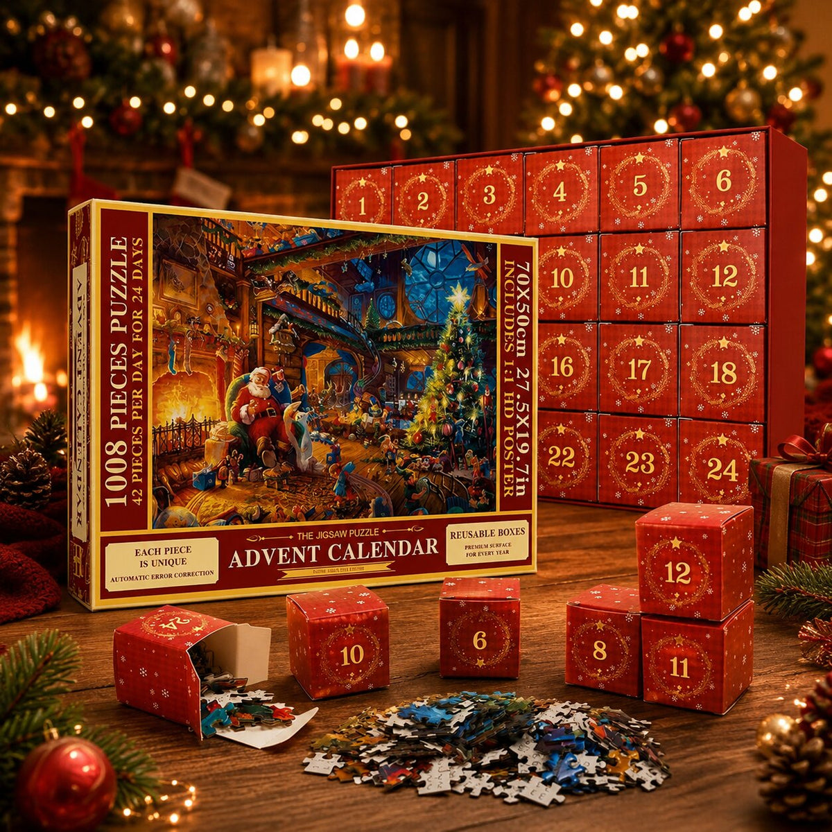 Lisette | Calendrier de l’Avent puzzle 1008 pièces