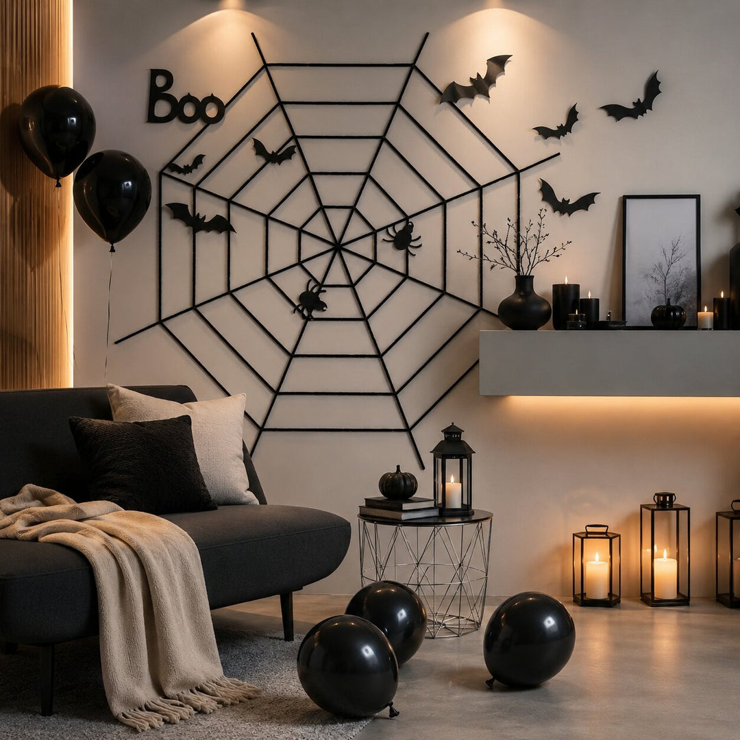Plume | Grande toile d’araignée décorative