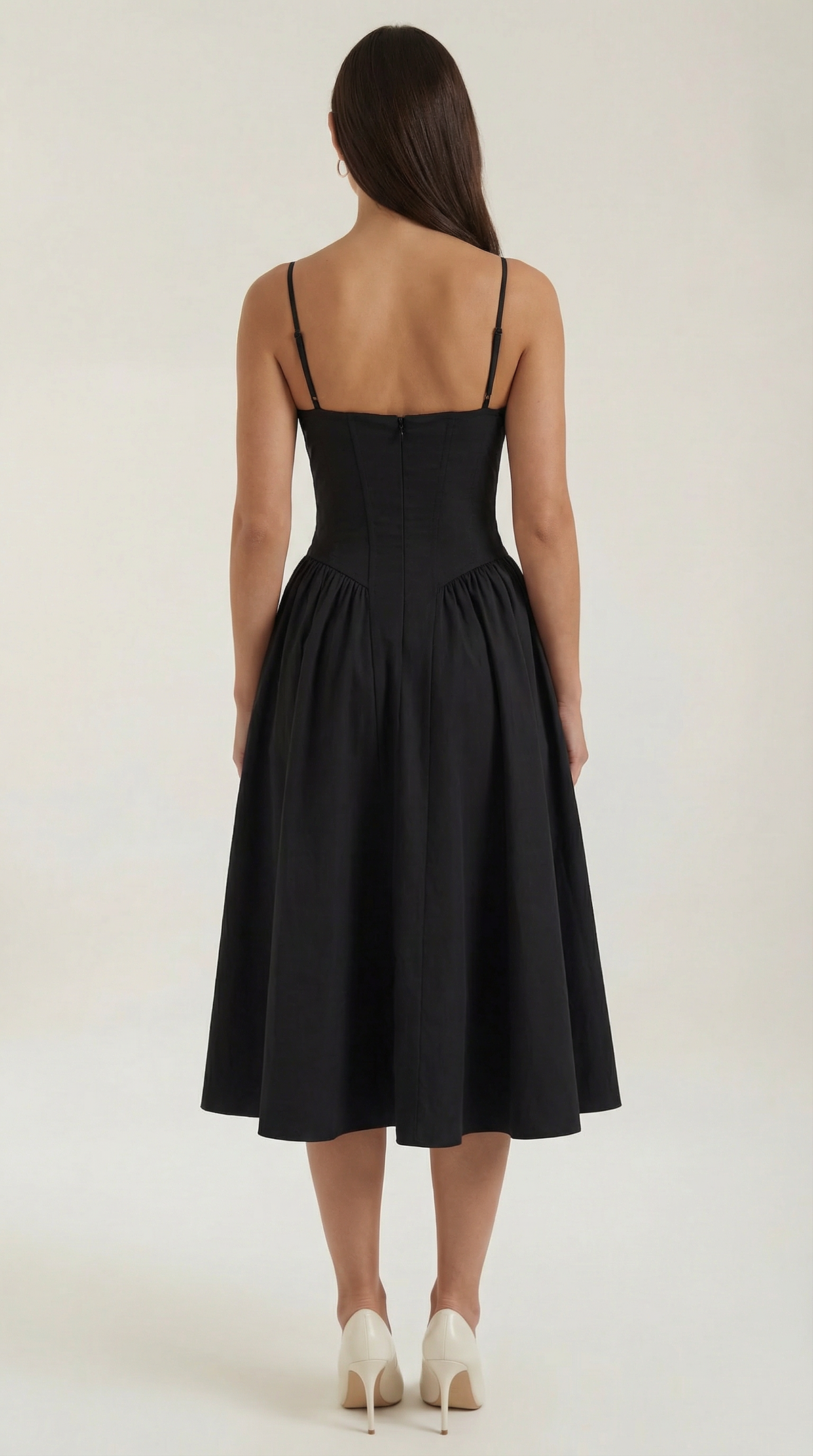 Isolde | Robe midi femme élégante style corset