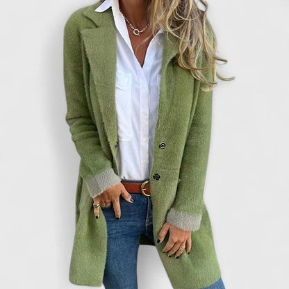 Solange | Manteau blazer long femme