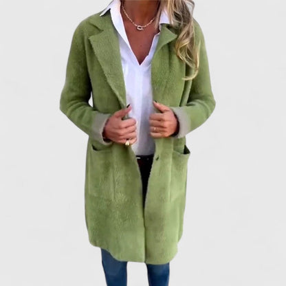 Solange | Manteau blazer long femme
