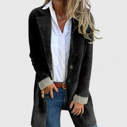 Solange | Manteau blazer long femme