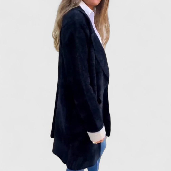 Solange | Manteau blazer long femme