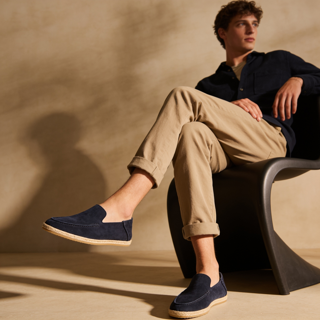 Clément | Mocassins Espadrilles Homme en Daim