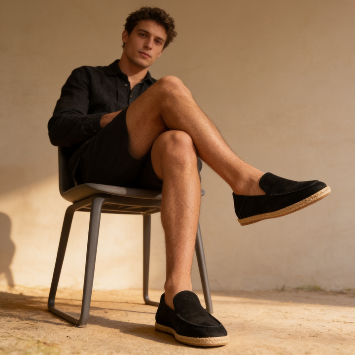 Clément | Mocassins Espadrilles Homme en Daim
