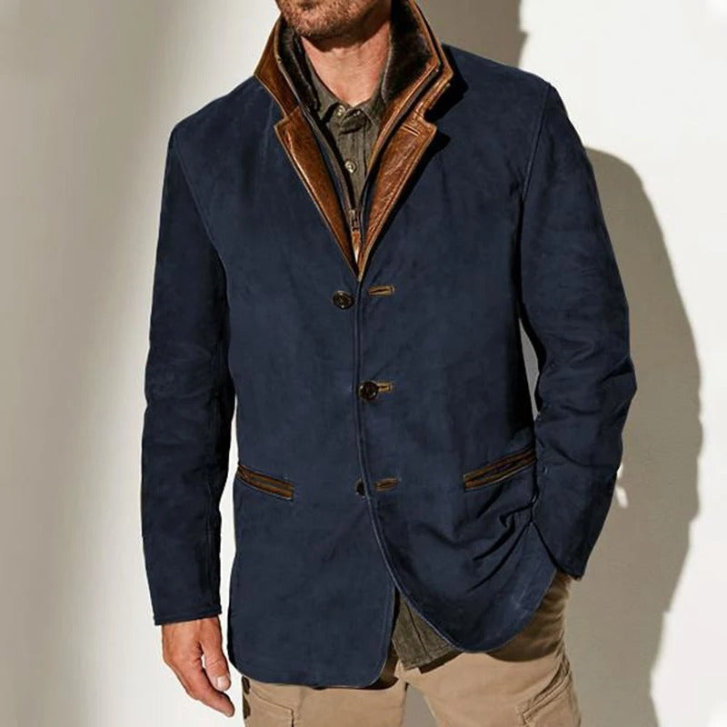 Veste urbaine d'extérieur pour homme - bleu