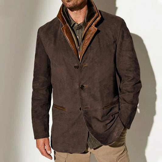 Veste urbaine d'extérieur pour homme - marron foncé