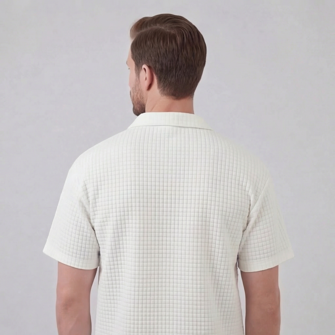 Mathieu | Ensemble Homme Été Polo Demi-Zip