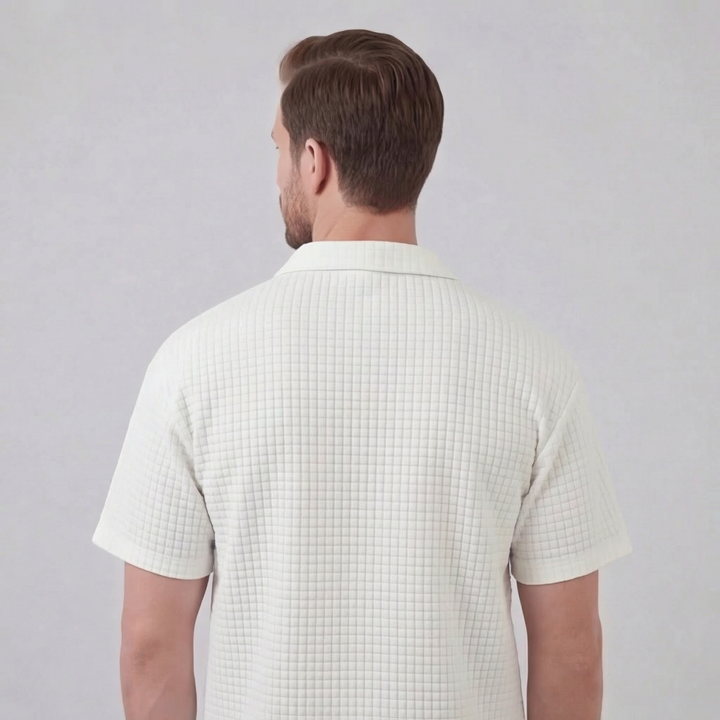 Mathieu | Ensemble Homme Été Polo Demi-Zip