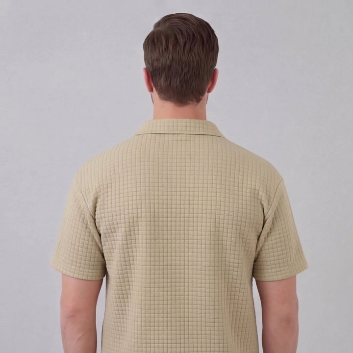 Mathieu | Ensemble Homme Été Polo Demi-Zip