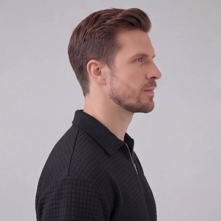 Mathieu | Ensemble Homme Été Polo Demi-Zip