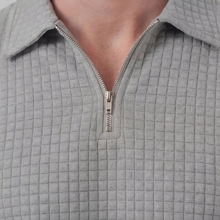 Mathieu | Ensemble Homme Été Polo Demi-Zip