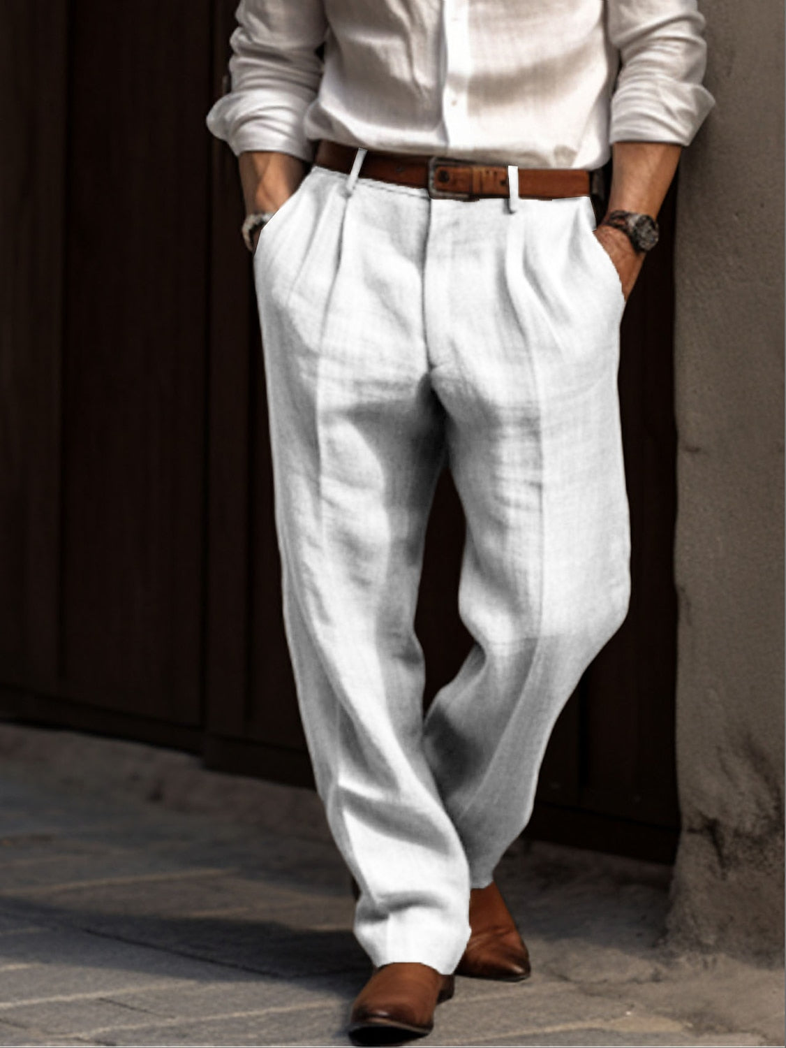 Blaise | Pantalon lin homme