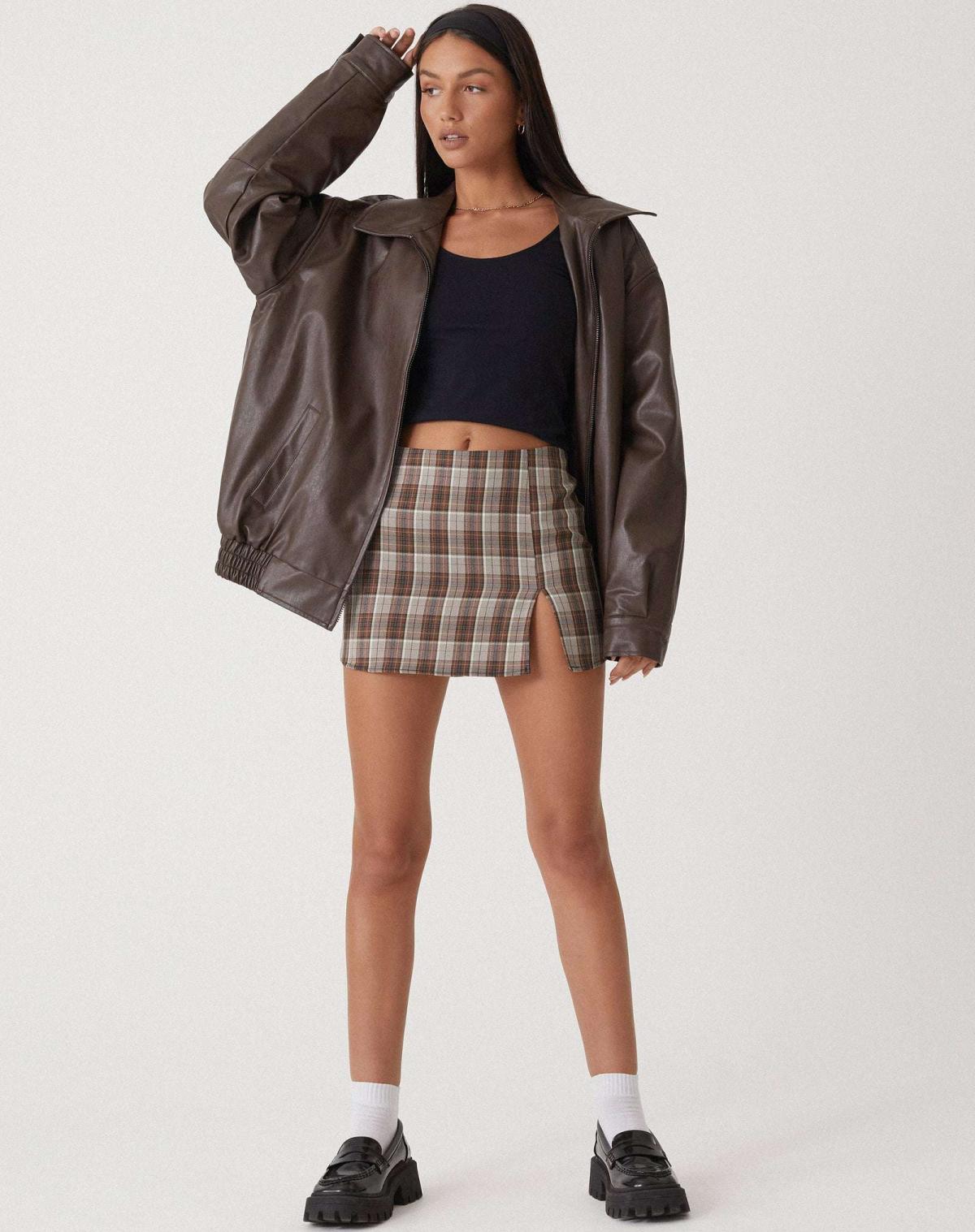 Léana | Veste cuir femme